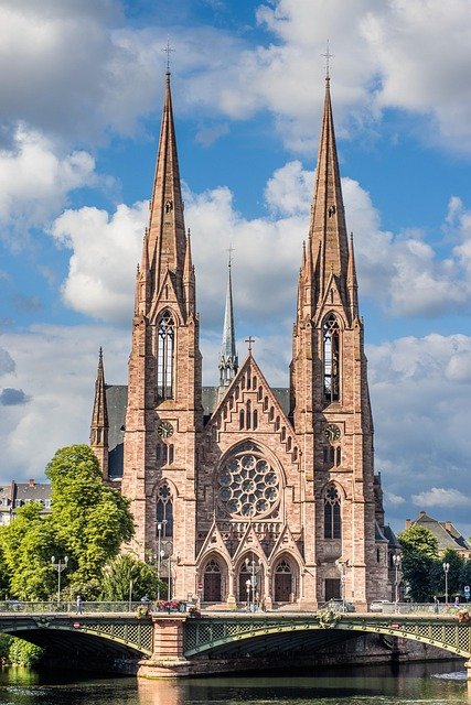 paul's church, strasbourg, gothic, architecture, travel, facade, strasbourg, strasbourg, strasbourg, strasbourg, strasbourg