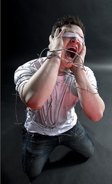 cry, barbed wire, caught, kneeling, blind, terror, religion, war, despair, torture, agonizing, man, passed out, cry, cry, cry, blind, blind, blind, blind, blind, terror, war, war, war, torture, torture, torture, torture