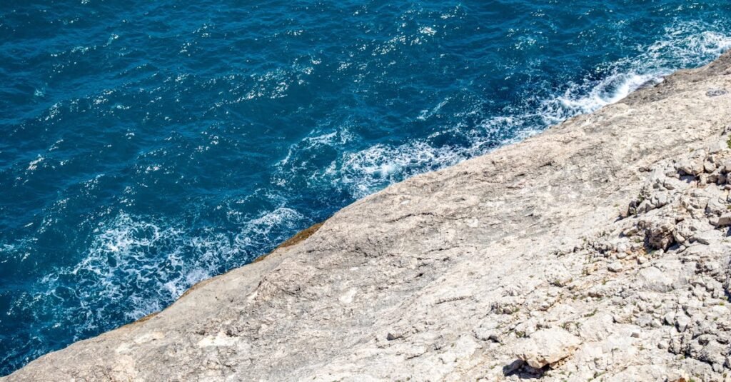 Discover the serene beauty of Istanbul's coastline with stunning cliffs and a vivid blue sea.