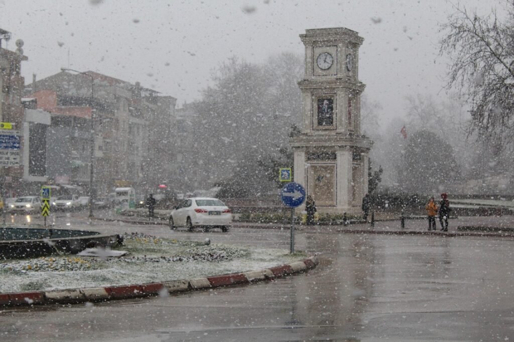 inegol, bursa, snow, clock tower, winter, bursa, bursa, bursa, bursa, bursa