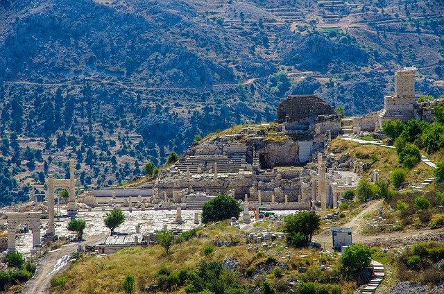 ancient-kent, city, historical artifacts, ruins, ancient city, old, relic, trip, ruin, antique, date, gezi, the ancient city of sagalassos, burdur