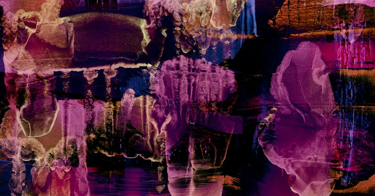 Abstract expressionist artwork with vivid colors and textures, perfect for creative designs.