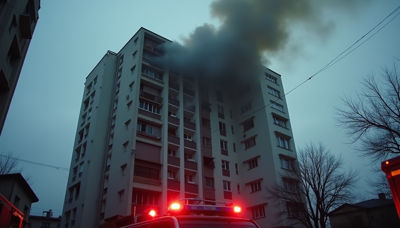 Diyarbakır’da Apartman Yangını: 1’i Ağır 5 Yaralı!