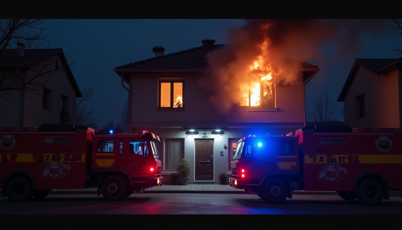 Keşan’da Akılalmaz Olay: Evi Ateşe Verip Babasına ‘Gel Söndür’ Dedi!