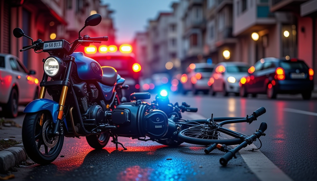 Adıyaman’da Sokak Ortasında Çarpışma: Motosiklet ve Bisikletli Yaralandı