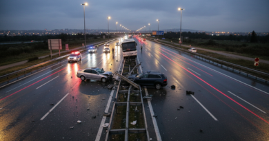 Hasdal'da Zincirleme Kaza "Hasdal Kavşağı'nda Gece Yarısı Dehşeti: Yollar Savaş Alanına Döndü"