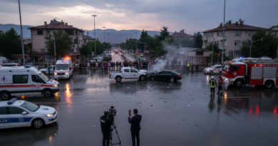 Van'da Kavşakta Korkutan Kaza "Yollarda bir anlık hata, hayat boyu pişmanlık."