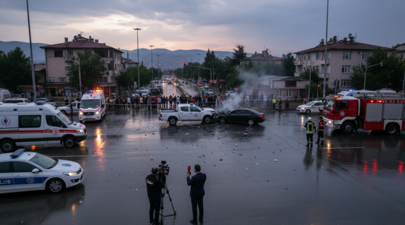 Van'da Kavşakta Korkutan Kaza "Yollarda bir anlık hata, hayat boyu pişmanlık."