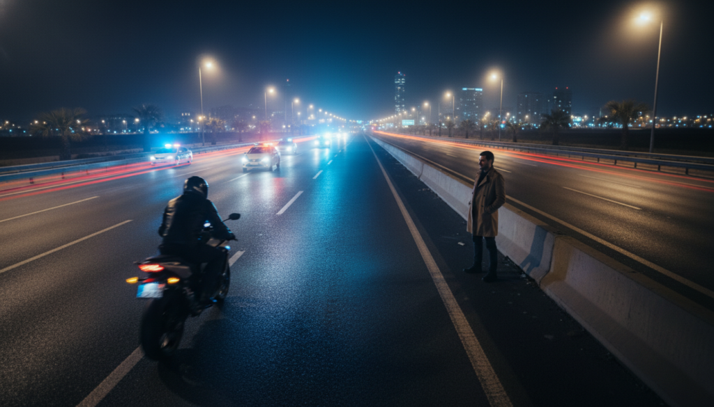 Mersin'de Hareketli Gece "Gecenin Karanlığında Hız ve Adrenalin: Mersin Otoyolu."