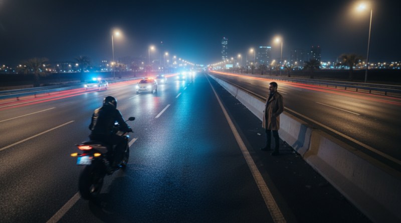 Mersin'de Hareketli Gece "Gecenin Karanlığında Hız ve Adrenalin: Mersin Otoyolu."