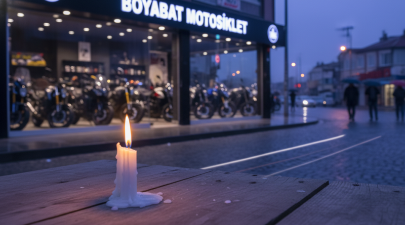 Boyabat'ta Hüzünlü Veda "Boyabat'ın yollarında derin bir sessizlik."