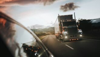 red truck on road during daytime