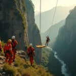 Artvin’de Uçuruma Yuvarlanan İki Vatandaş İçin Seferberlik: 80 Metreden Halatlarla Çekildiler!