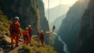 Artvin’de Uçuruma Yuvarlanan İki Vatandaş İçin Seferberlik: 80 Metreden Halatlarla Çekildiler!